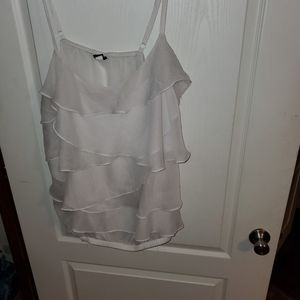 Torrid size 4 sheer ruffle tank
